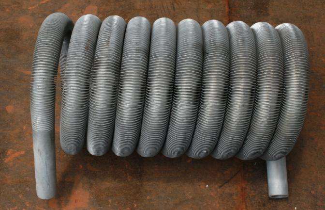 Finned tubing for boilers