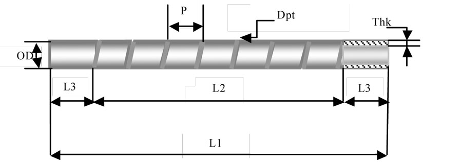 Spiral Corrugated Titanium Tube
