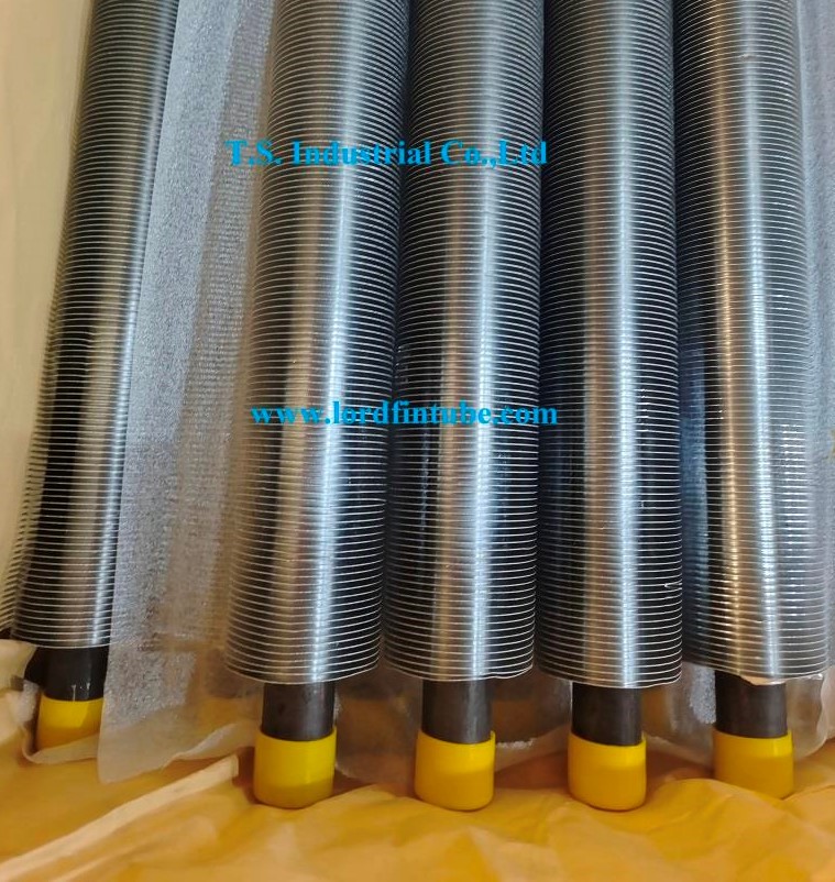 ASTM A192 seamless steel extruded finned tube
