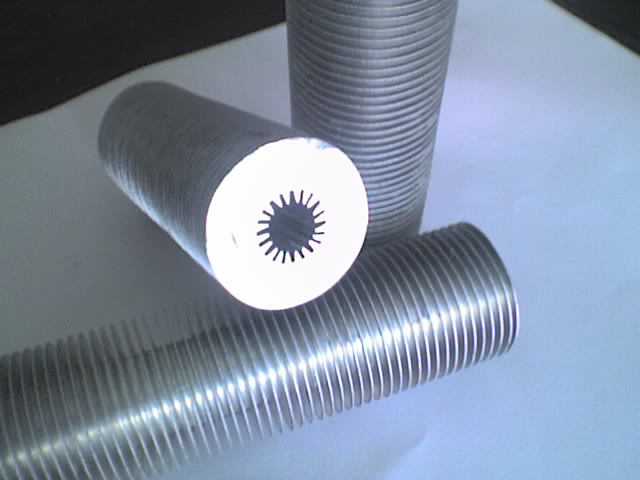 Internal finned tube for heat exchanger