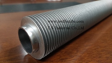Stainless steel laser welded spiral fin tube Stainless steel laser welded spiral fin tube