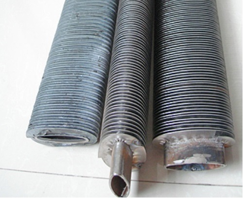 Oval finned tubes