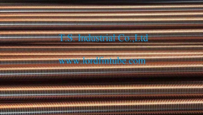 Copper heating fin tube