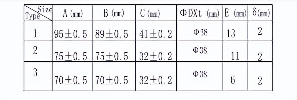 Specification of H-type finned tube