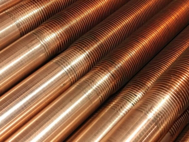 Seamless copper low finned tubes