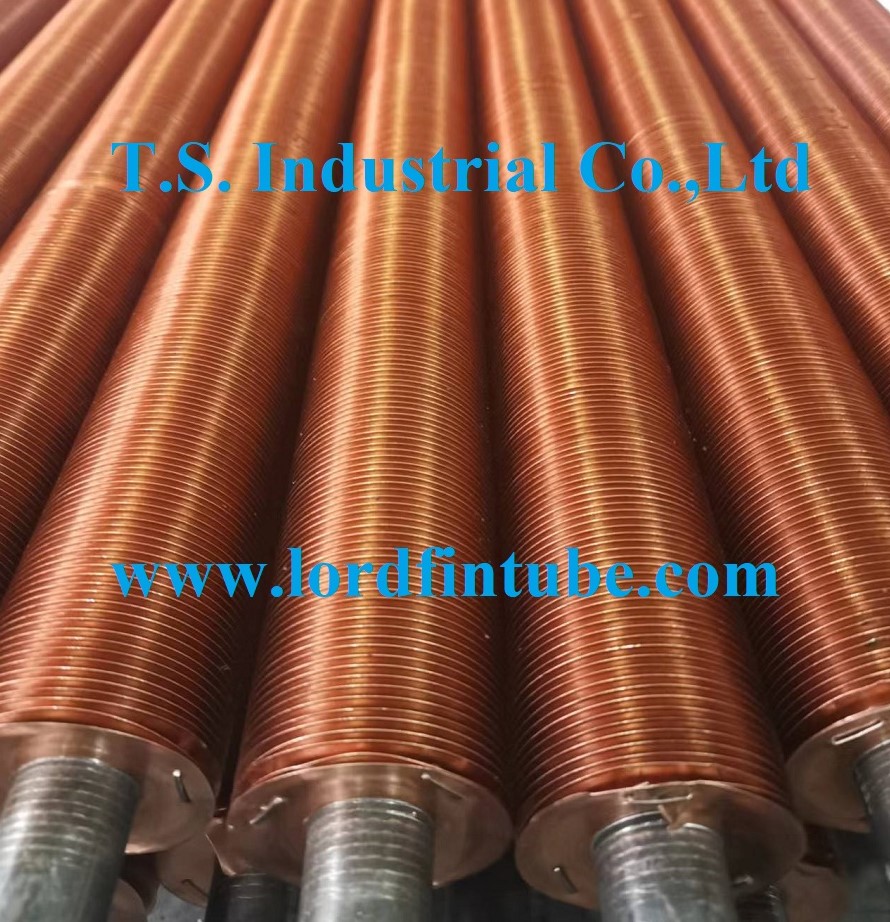 Embedded Copper Finned Tube