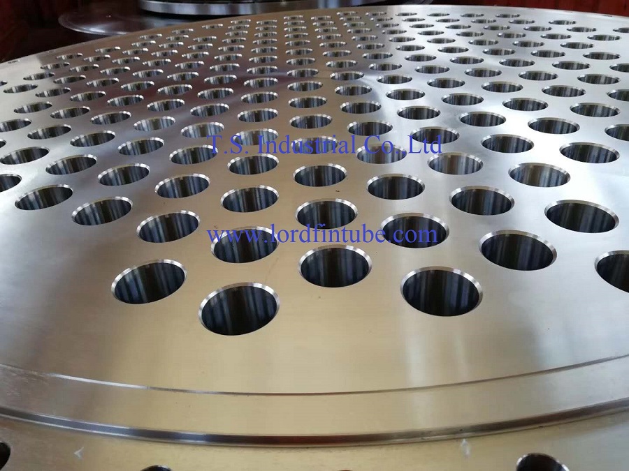 CNC-machined tube plate