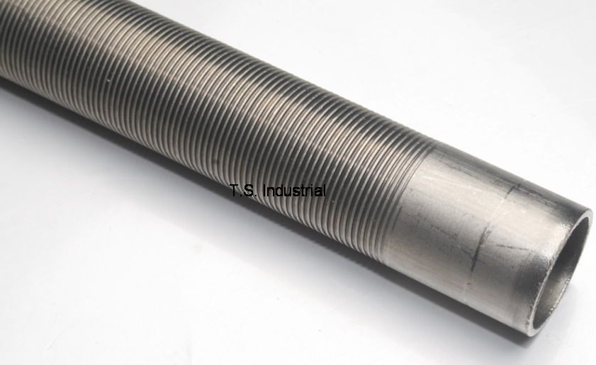 Extruded low fin tube