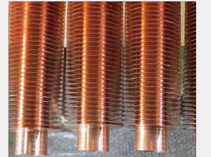 Copper fin tubes