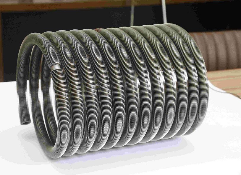 Finned tube coils