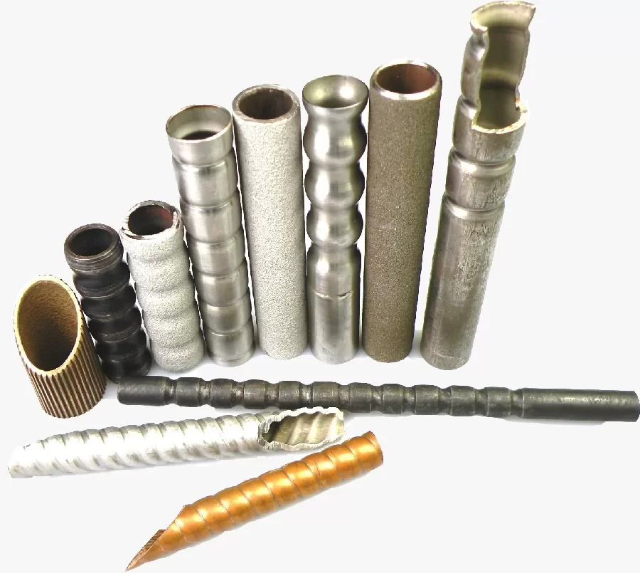 Corrugated steel pipes