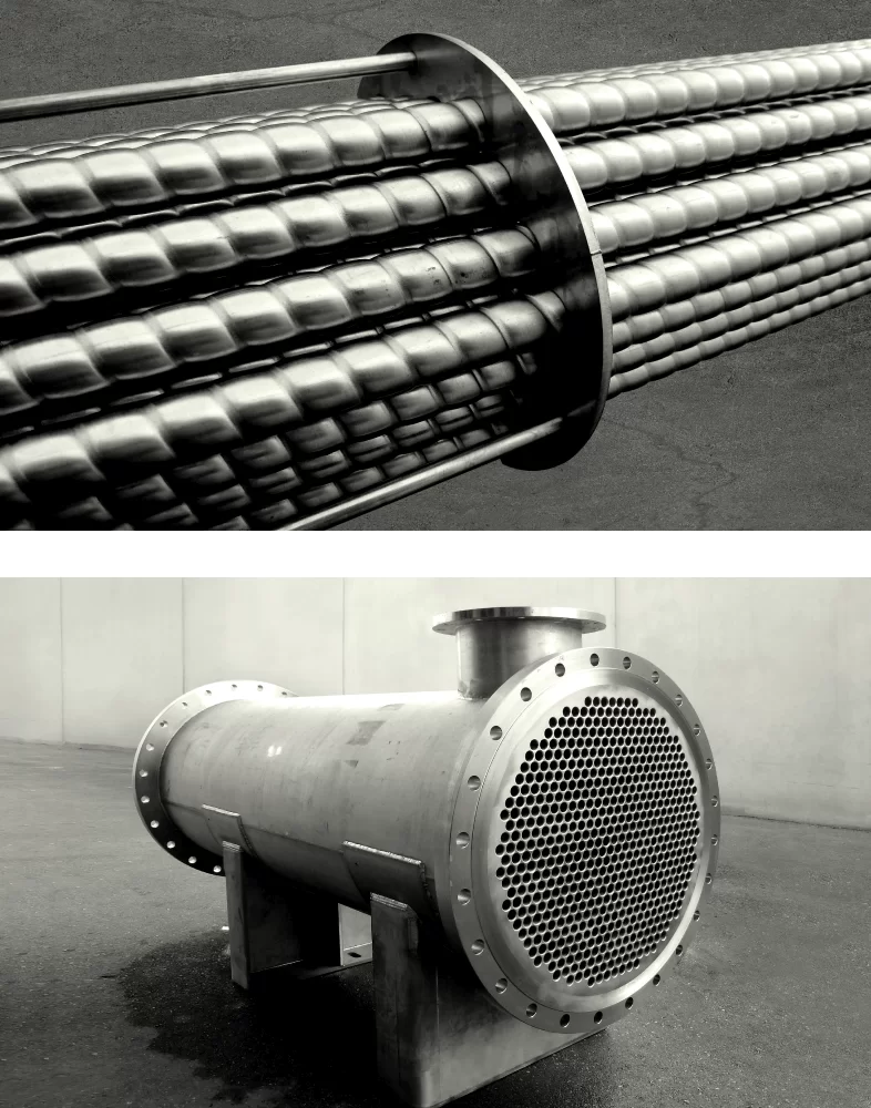 twist flat-tube heat exchangers
