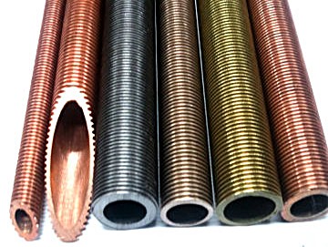 Integral Low Finned Tube manufacturing close-up