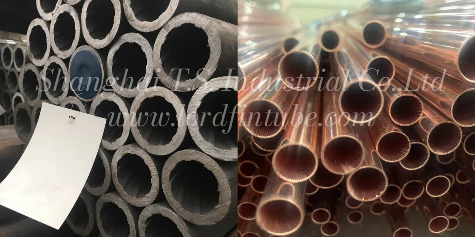Internally Rifled Tube vs Internally Grooved Tube