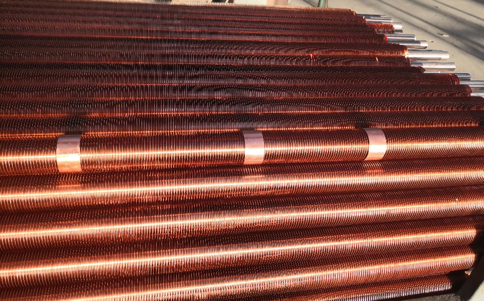 Phosphorus Copper Brazed Fin Tube| Brazed Copper Finned Tube