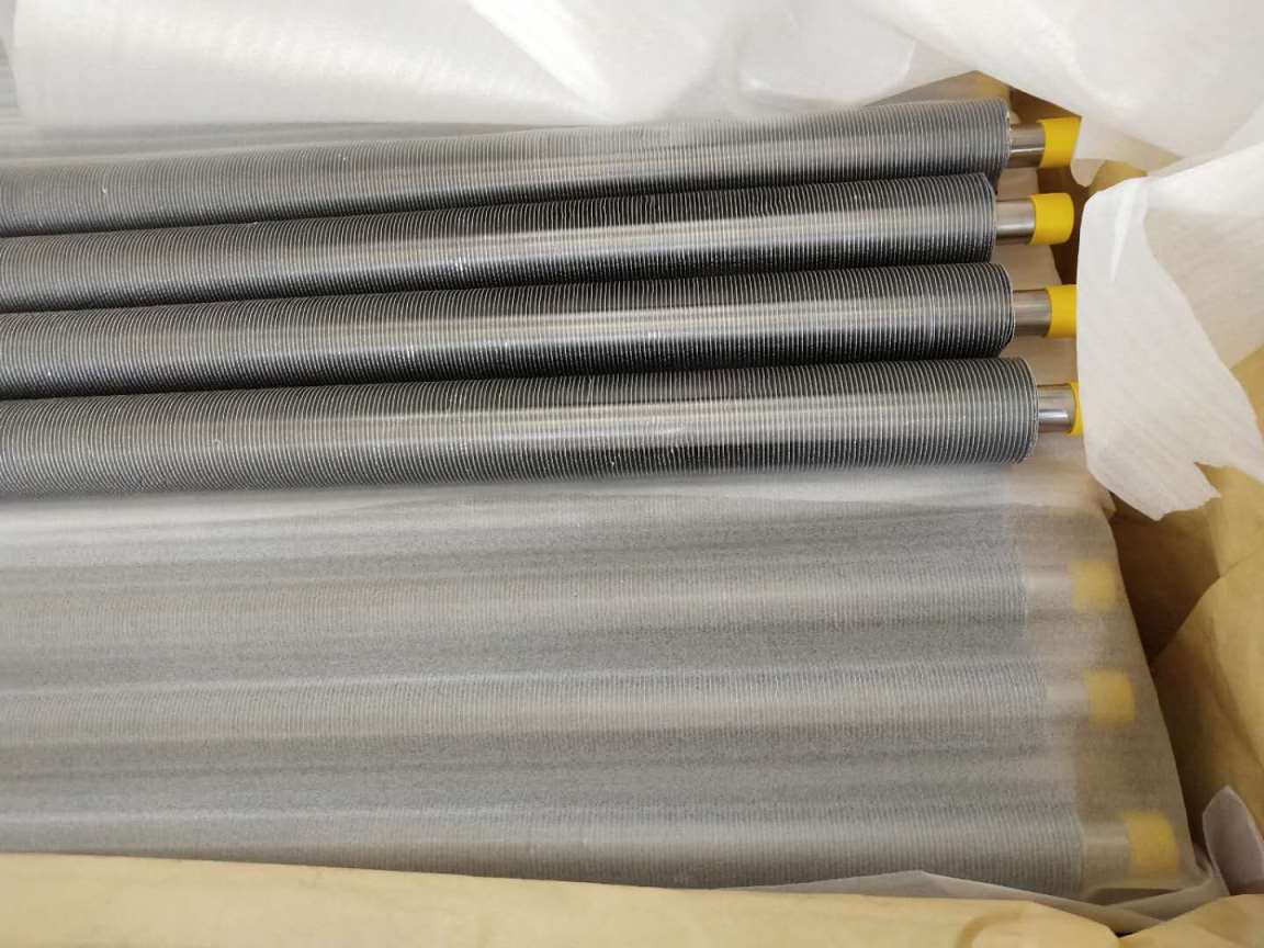 Tubos con aletas de aluminio extruido